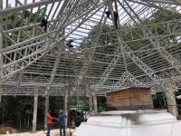 งานก่อสร้าง วิหารวัดเกาะทอง จังหวัดขอนแก่น ภาพที่ 6