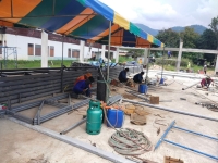 งานก่อสร้างโรงอาหาร ภาพที่ 9