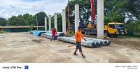 งานก่อสร้างโดมเอนกประสงค์โรงเรียน ภาพที่ 11
