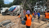 งานก่อสร้างศาลาการเปรียญ ภาพที่ 3
