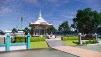 งานออกแบบ ศาลหลักเมืองอำเภอชื่นชม จังหวัดมหาสารคาม ภาพที่ 3