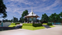 งานออกแบบ ศาลหลักเมืองอำเภอชื่นชม จังหวัดมหาสารคาม ภาพที่ 4