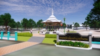 งานออกแบบ ศาลหลักเมืองอำเภอชื่นชม จังหวัดมหาสารคาม ภาพที่ 8