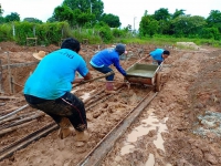 ทำงานหน้าฝน ทีมงานต้องทำใจครับ พร้อมลุย ภาพที่ 7